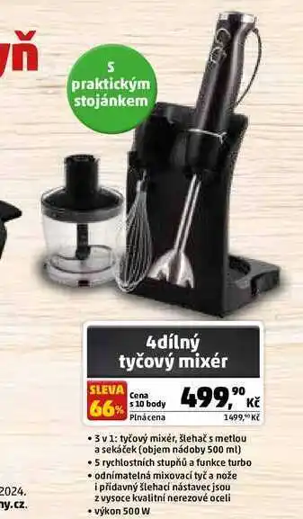 Penny Market 4dílný tyčový mixér nabídka