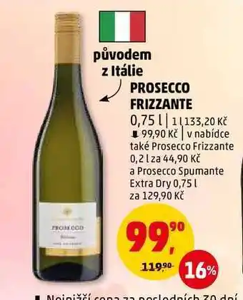 Penny Market PROSECCO FRIZZANTE, 0,75 l nabídka