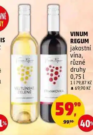 Penny Market VINUM REGUM, 0,75 l nabídka