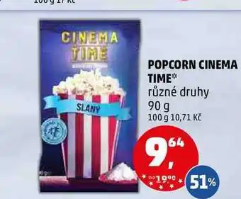 Penny Market POPCORN CINEMA TIME, 90 g nabídka