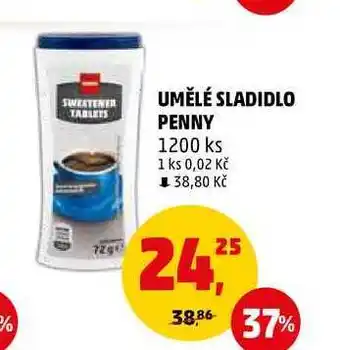 Penny Market UMĚLÉ SLADIDLO PENNY, 1200 ks nabídka