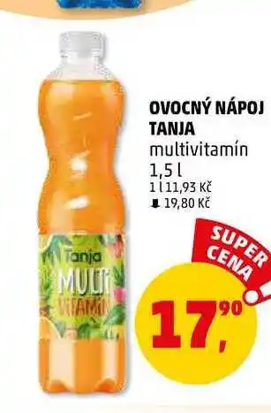 Penny Market OVOCNÝ NÁPOJ TANJA multivitamín, 1,5 l nabídka