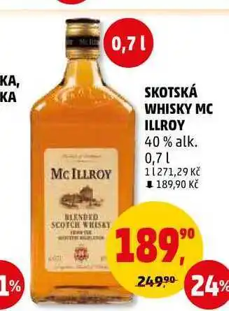 Penny Market SKOTSKÁ WHISKY MC ILLROY, 0,7 l nabídka
