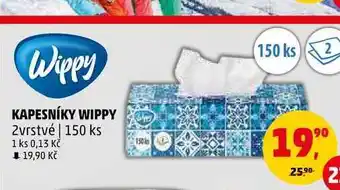 Penny Market KAPESNÍKY WIPPY, 150 ks nabídka