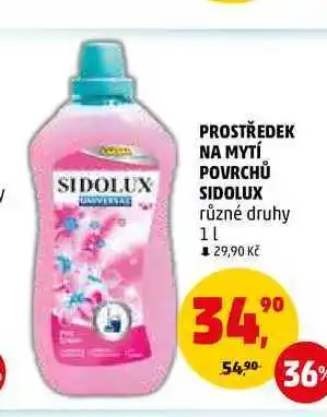 Penny Market PROSTŘEDEK NA MYTÍ POVRCHŮ SIDOLUX, 1 l nabídka