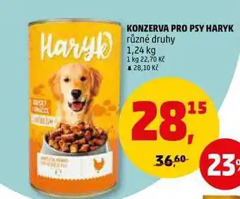 Penny Market KONZERVA PRO PSY HARYK, 1,24 kg nabídka