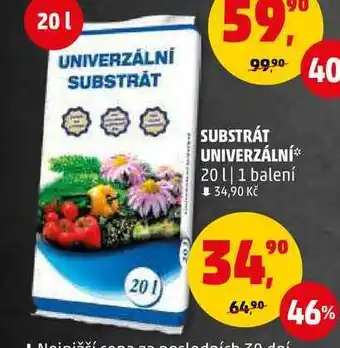 Penny Market SUBSTRÁT UNIVERZÁLNÍ, 20 l nabídka