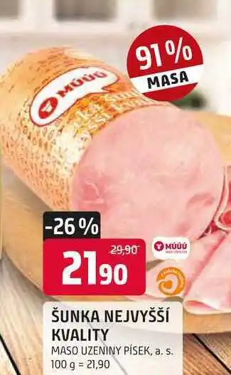 Trefa ŠUNKA NEJVYŠŠÍ KVALITY 100g nabídka