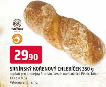 Trefa SRNÍNSKÝ KOŘENOVÝ CHLEBÍČEK 350 g nabídka