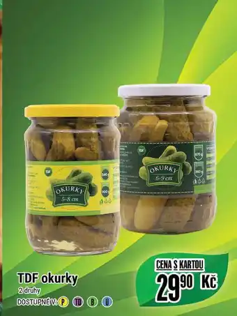 Tamda Foods TDF okurky nabídka