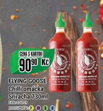 Tamda Foods FLYING GOOSE Chilli omáčka Sriracha 730ml nabídka