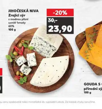Kaufland Jihočeská niva zrající sýr nabídka