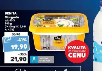 Kaufland Benita margarín nabídka