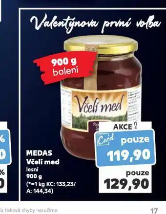 Kaufland Medas včelí med lesní nabídka