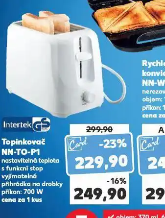 Kaufland Topinkovač nabídka