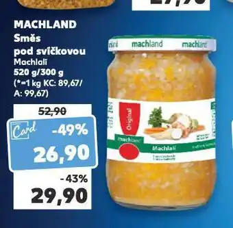 Kaufland Machland směs pod svíčkovou nabídka