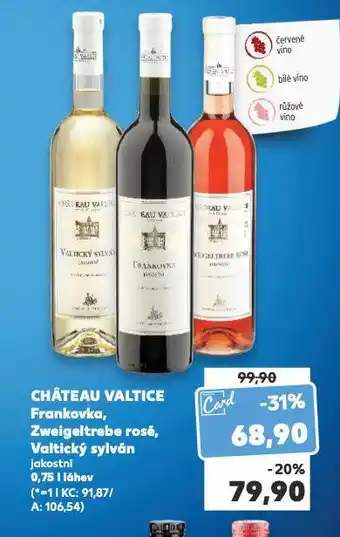Kaufland Chateau valtice nabídka