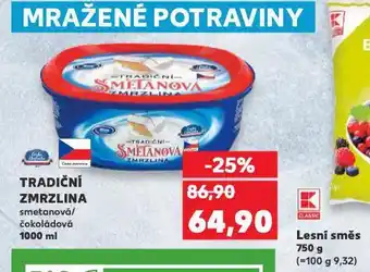 Kaufland Tradiční zmrzlina nabídka