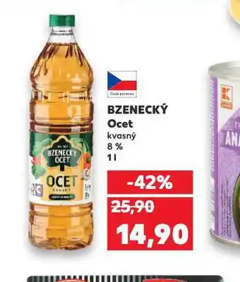 Kaufland Bzenecký ocet kvasný 8% nabídka