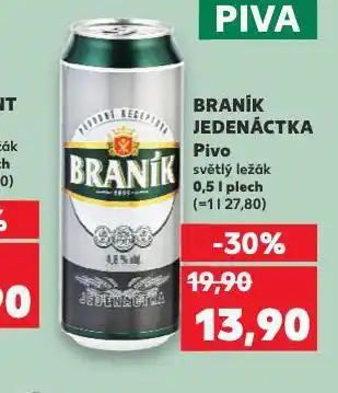 Kaufland Pivo braník 11 nabídka