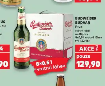 Kaufland Pivo budweiser budvar original nabídka