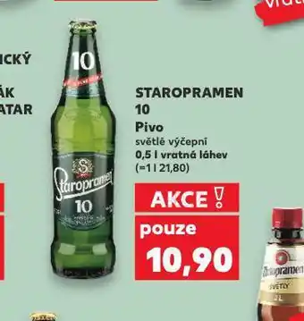 Kaufland Pivo staropramen 10 nabídka