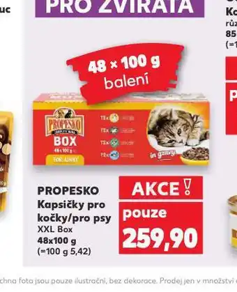 Kaufland Propesko kapsičky pro kočky nabídka
