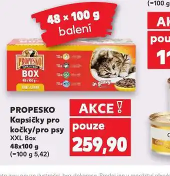 Kaufland Propesko kapsičky pro psy nabídka