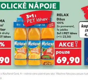 Kaufland Relax džus nabídka