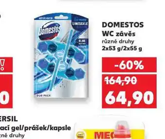 Kaufland Domestos wc závěs nabídka