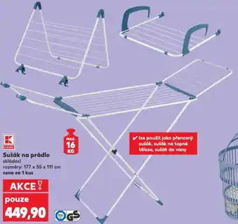 Kaufland Sušák na prádlo nabídka