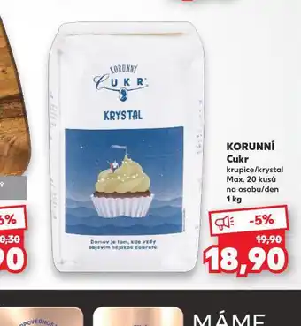 Kaufland Cukr krystal, krupice nabídka
