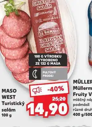 Kaufland Turistický salám nabídka