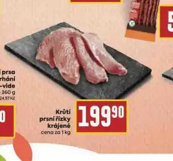 Krůtí prsní řízky krájené