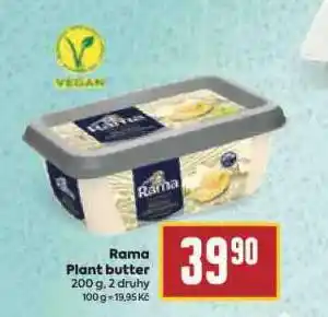 Billa Rama plant butter nabídka