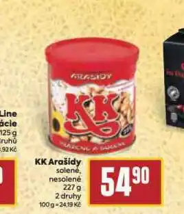 Billa Kk arašídy nabídka