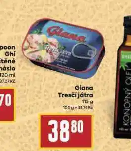 Billa Giana tresčí játra nabídka
