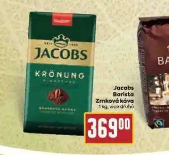 Billa Jacobs barista zrnková káva nabídka