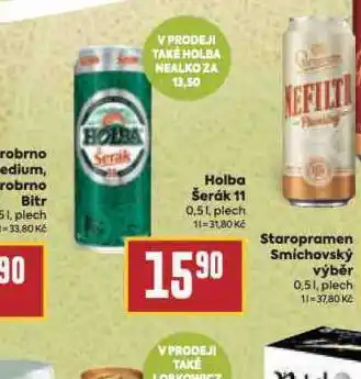 Billa Pivo holba šerák 11 nabídka
