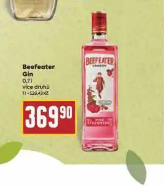 Billa Beefeater gin nabídka