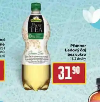 Billa Pfanner ledový čaj bez cukru nabídka