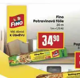 Billa Fino potravinová fólie nabídka