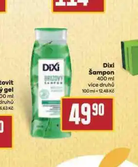 Billa Dixi šampon nabídka