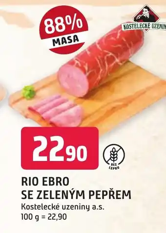 Trefa RIO EBRO SE ZELENÝM PEPŘEM nabídka