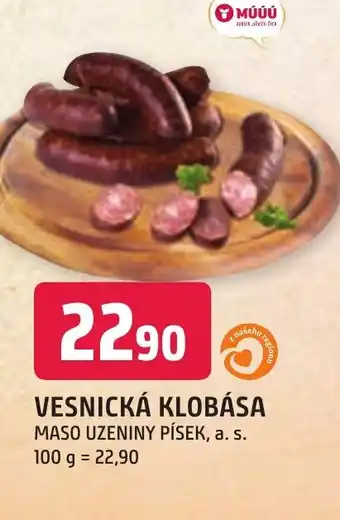 Trefa VESNICKÁ KLOBÁSA nabídka