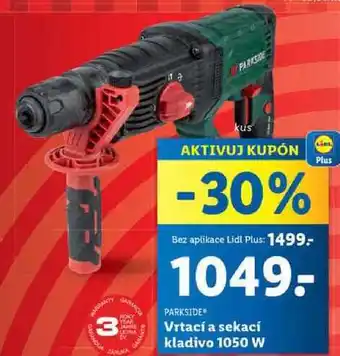 Lidl Vrtací a sekací kladivo 1050 W nabídka