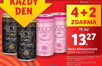 Lidl Secco bianco/rosato, 200 ml nabídka