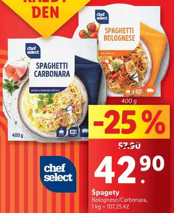 Lidl Špagety, 400 g nabídka