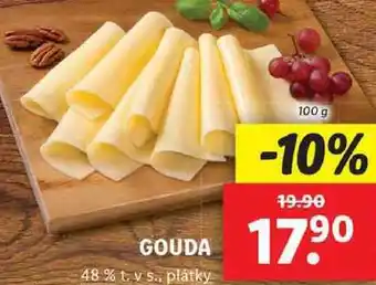 Lidl GOUDA, 100 g nabídka