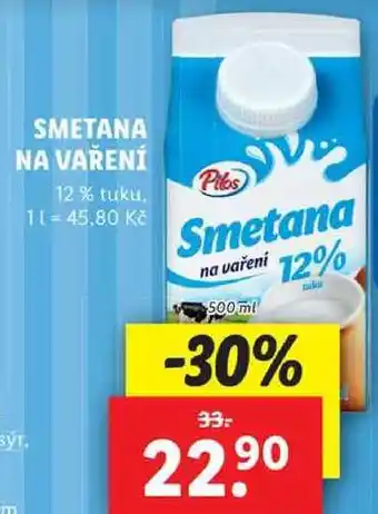 Lidl SMETANA NA VAŘENÍ, 500 ml nabídka